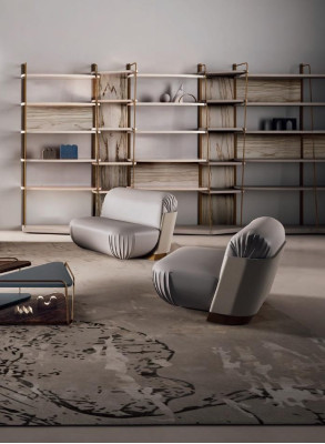 Book shelf furniture living room shelves wall unit walls Italian furnishings