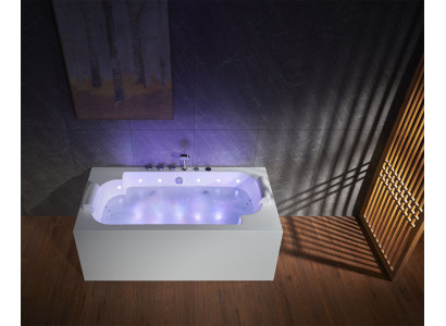Whirlpool LED Tub Spa Indoor Bathtub Whirlpool Tub Hydrotherapy