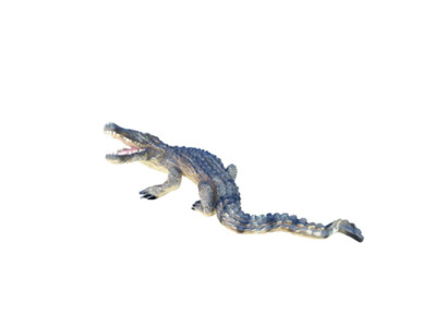 Modern decorative life-size crocodile sculpture Nile 180 cm garden decoration new